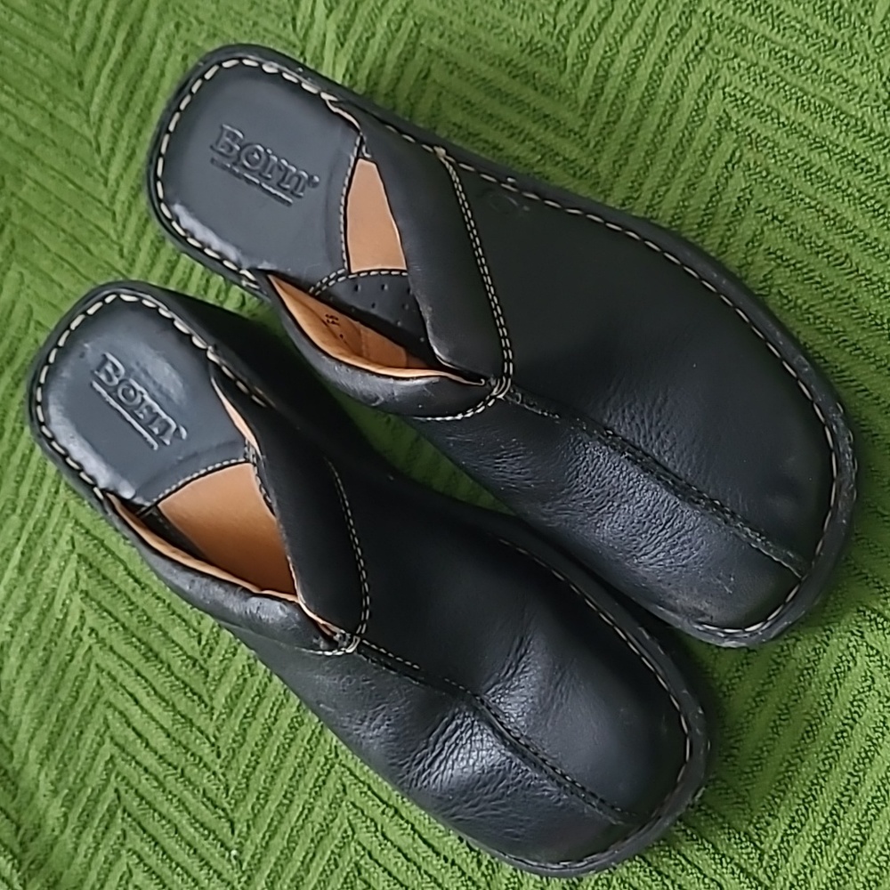 Born Leather Clogs - image 1
